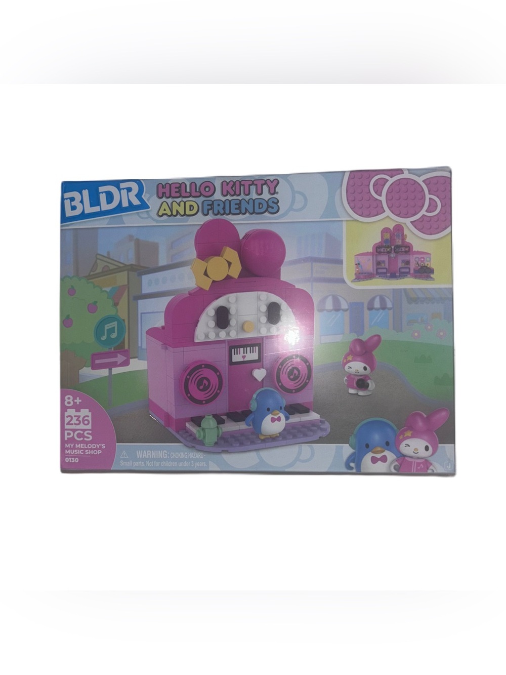 BLDR Hello Kitty & Friends My Melody Music Shop Building Set